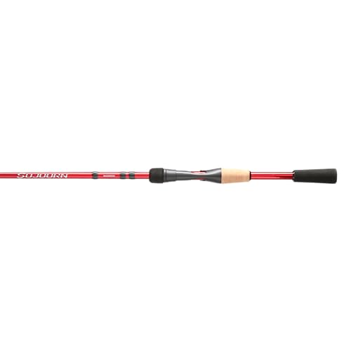 SLX Casting - color: Red/Black, size: Pieces: 1 | Length: 6'6" | Power: Medium Heavy