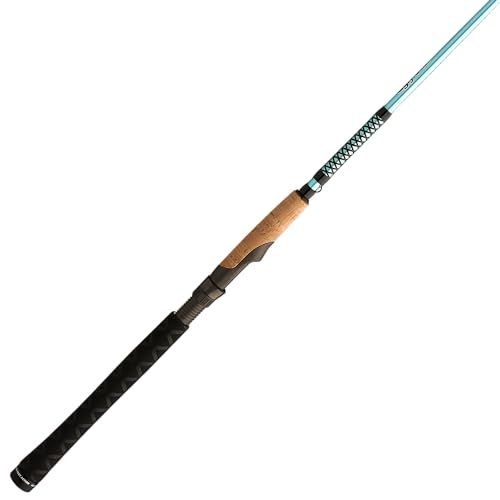 Ugly Stik Carbon Inshore Spinning Rod, Durable and Balanced Fishing Rod, 24-Ton Graphite Blank, Solid Graphite Tip for Increased Sensitivity - size: 6'6" - Medium Light - 1pc