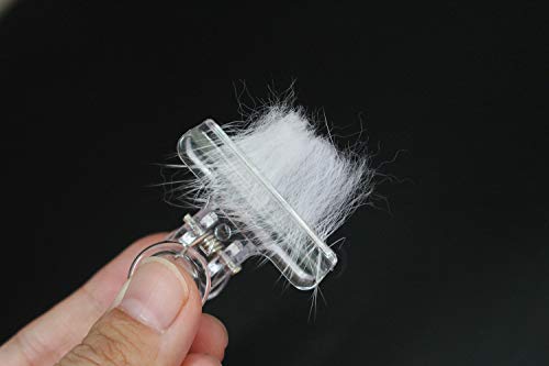 Tigofly 5 pcs/lot CDC Feather Clips Dubbing Hackle Holding Fly Tying Tools | Fly Fishing Accessories, Fly Tying Clips - size: Small