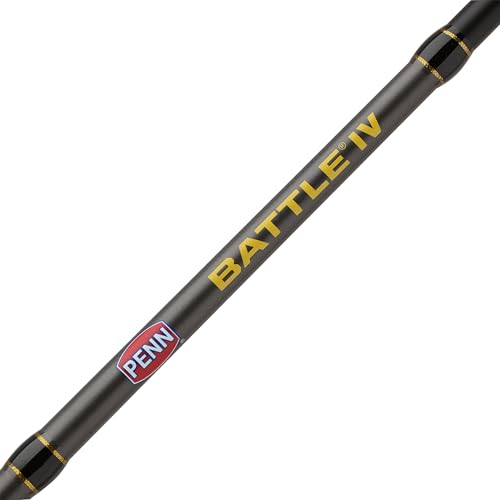 Penn Battle IV Spinning Reel and Fishing Rod Combo - size: 6000 Size Reel - 7' - Medium Heavy - 3pc, style: Battle IV