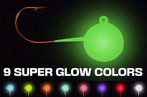 Big Nasty Tackle™ Super Glow Pout Pounder Jigs (1 oz.) (1 Pack) - color: Purple