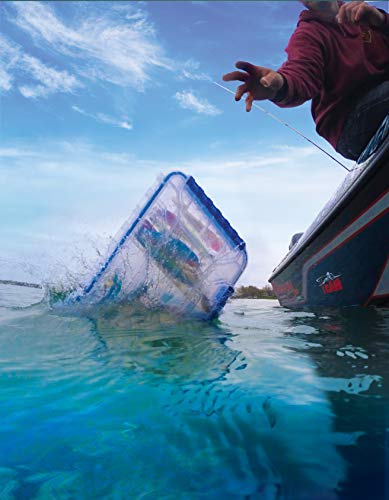 Flambeau Outdoors Waterproof Tuff Tainer - Fishing Lure, Tackle and Gear Storage Box,Ultimate Tuff Tainer Tackle Box Includes Zerust AntiRust TabWP5000 Series 14" Double Deep - Bulk Core (Pack of 6) - size: Double Deep - Bulk Core (Pack of 6)