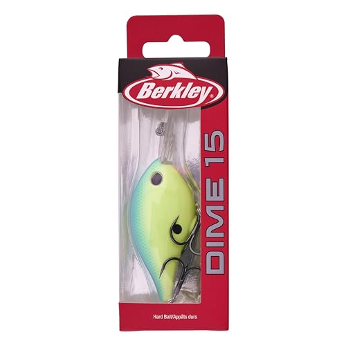 Berkley Dime Fishing Hard Bait - color: Blue Chartreuse, size: 2 3/4in - 3/4 oz