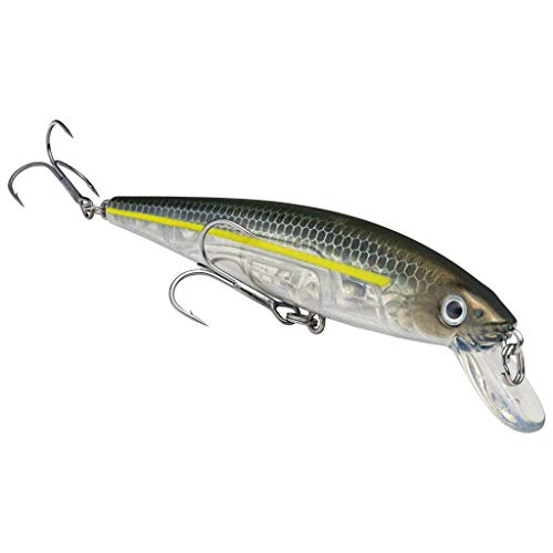 Strike King KVD Jerkbait 2 Hook - color: Sexy Ghost Minnow, size: 4.5 in, 3/8 oz