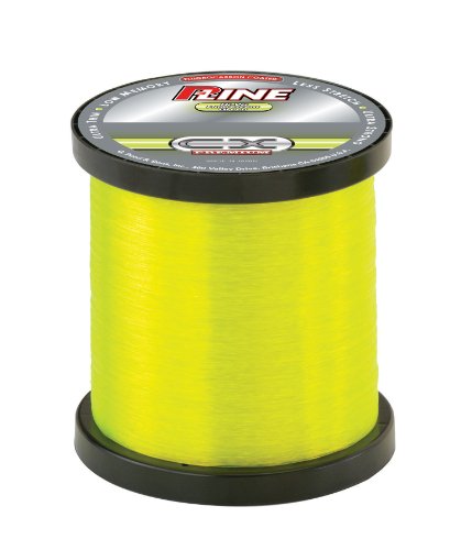 P-Line CX Premium Fishing Line 3000 YD Bulk Spool - color: Fluorescent Green, size: 12-Pound