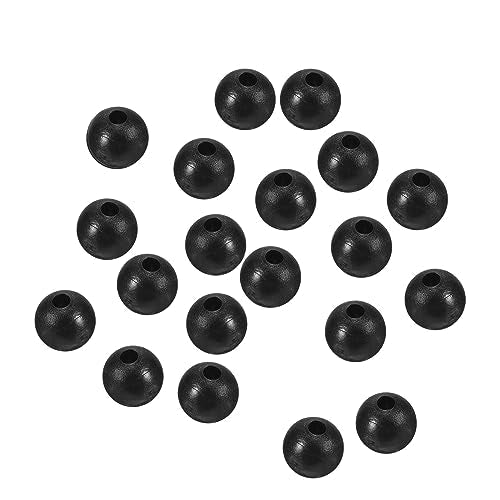 M METERXITY Glow Fishing Beads - Plastic Luminous Round Bait Egg Lure Rig Apply to Outdoor Tackle Tool - size: 5mm