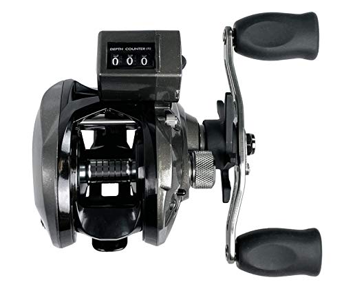 Okuma Convector Low Profile Line Counter Graphite Frame Trolling Reel - size: One Size, style: Cv-163d: 180yds-12lb, 6.3:1