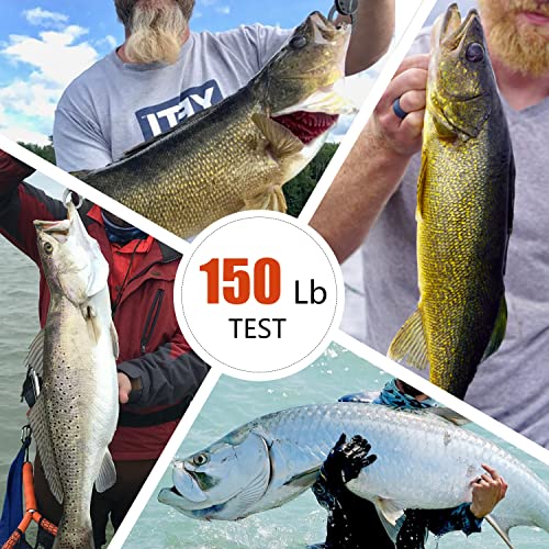 Heavy Duty Fishing Wire Rigs Leaders, 10Pcs 150LB Stainless Steel Fishing Line Leaders with Swivels Snaps Fishing Trace Lures Leader Rigging - color: Black-10pcs
