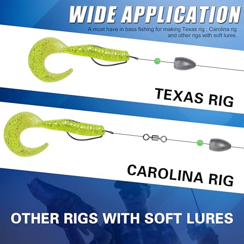 Bullet Fishing Sinkers Weights Worm Weights for Bass Fishing Slip Sinkers for Pitching and Flipping Texas Rigs Saltwater Freshwater - style: Mixed Sizes-29pcs
