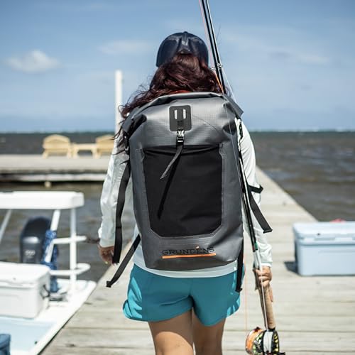 Grundéns Bootlegger Roll Top Backpack | Waterproof, 30L, Anchor - color: Anchor