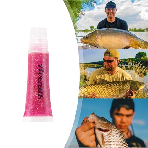 EUPHENG Fish Attractant Gel Luminous Pink Fishing Lure Attraction Enhancer Scent for Bass, Crappie and Trout Attractant - style: Shrimp Smell-10ml*1