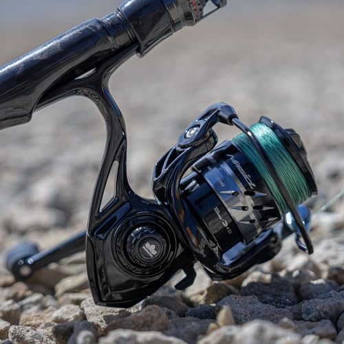 Handing LITE II Spinning Reels Freshwater Spinning Fishing Reels 14.33 Lbs Max Drag Ultra Smooth 5.2:1 Gear Ratio Aluminum Spool 3+1 BB Handle Interchangeable - size: Size 3000