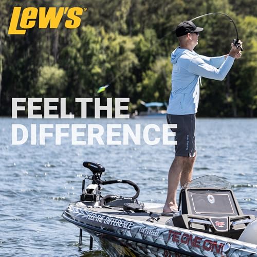 Lew's Laser Lite Spinning Fishing Reel, 6+1 Bearings, Graphite Frame and Sideplate, Speed Lube, Multi-Disc Drag - size: 100