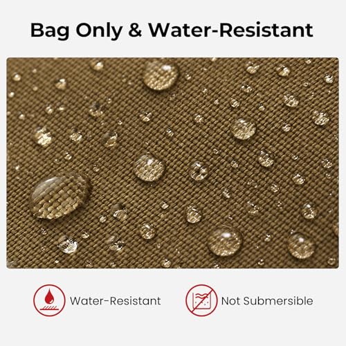 Piscifun Fishing Backpack with Rod Holder, Lightweight Sling Bag Storge Gear and Equipment - color: Khaki, size: Standard, style: Latch