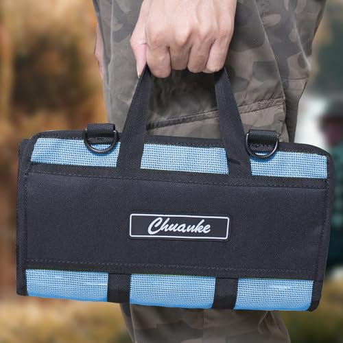 Lure Bag 6 Pocket PVC Protective Cover Durable Fishing Bag | Trolling Lure Tackle Box - size: Medium