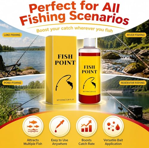 Concentrated Fish Attractant Liquid, Red Worm Liquid Spray, Fast-Acting Red Worm Formula, Fish Attractant Spray 100ml Freshwater Fishing Bait Additive, Enhances Scent & Improves Bite Response - color: 1 Pc