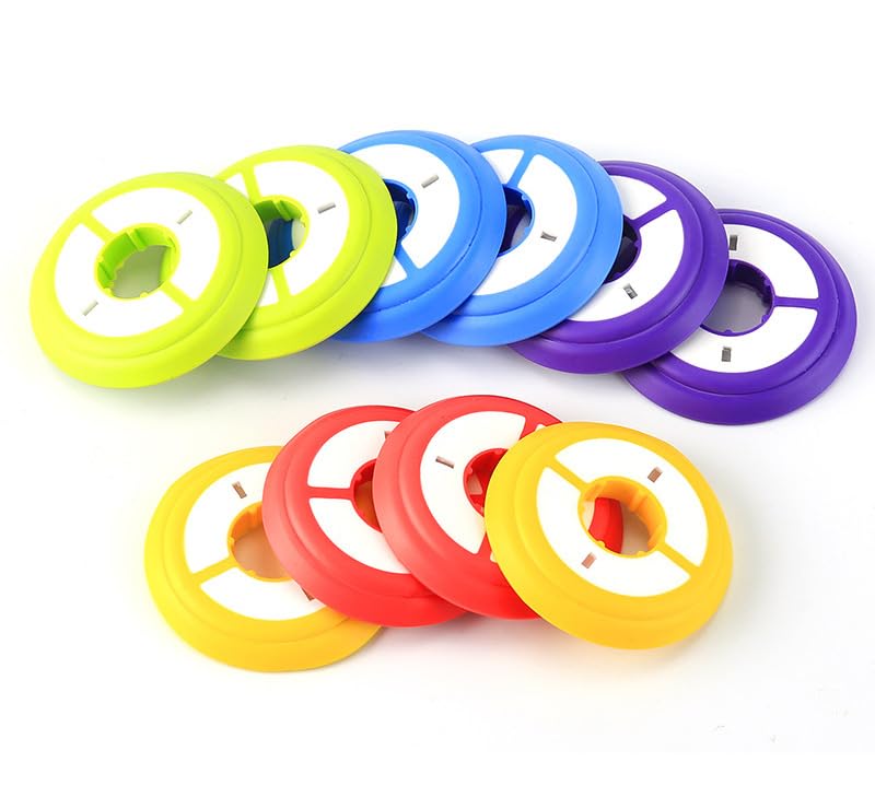 Pack of 5 Silicone Rig Winders Fishing-Line Leader Storage Holder Spool Storage - size: 60mm/2.36" 5pcs
