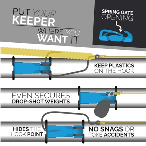 FinMan Multitool & Stow | Rod Mounted Line Cutter & Hook Keeper for Tackle Changes | Prevent Tangles, Keep Hooks Safe and Sharp, and Secure Weights | Easy to Install & Made in The USA - color: MultiTool + STOW - Saltwater