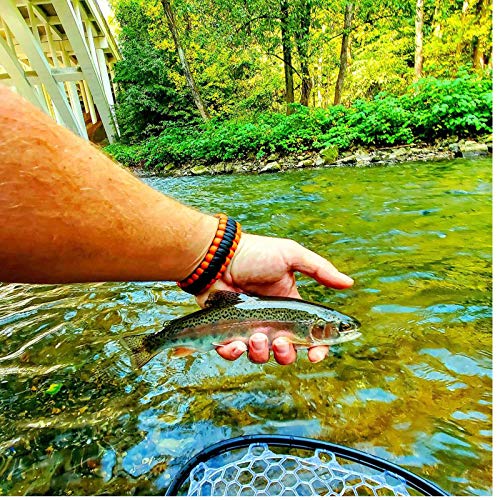 Aventik Fly Floating Fishing Net Carbon Fiber Landing Trout Net Light Weight Clear Rubber Ghost Net Catch & Release - color: Only Standard Black Net