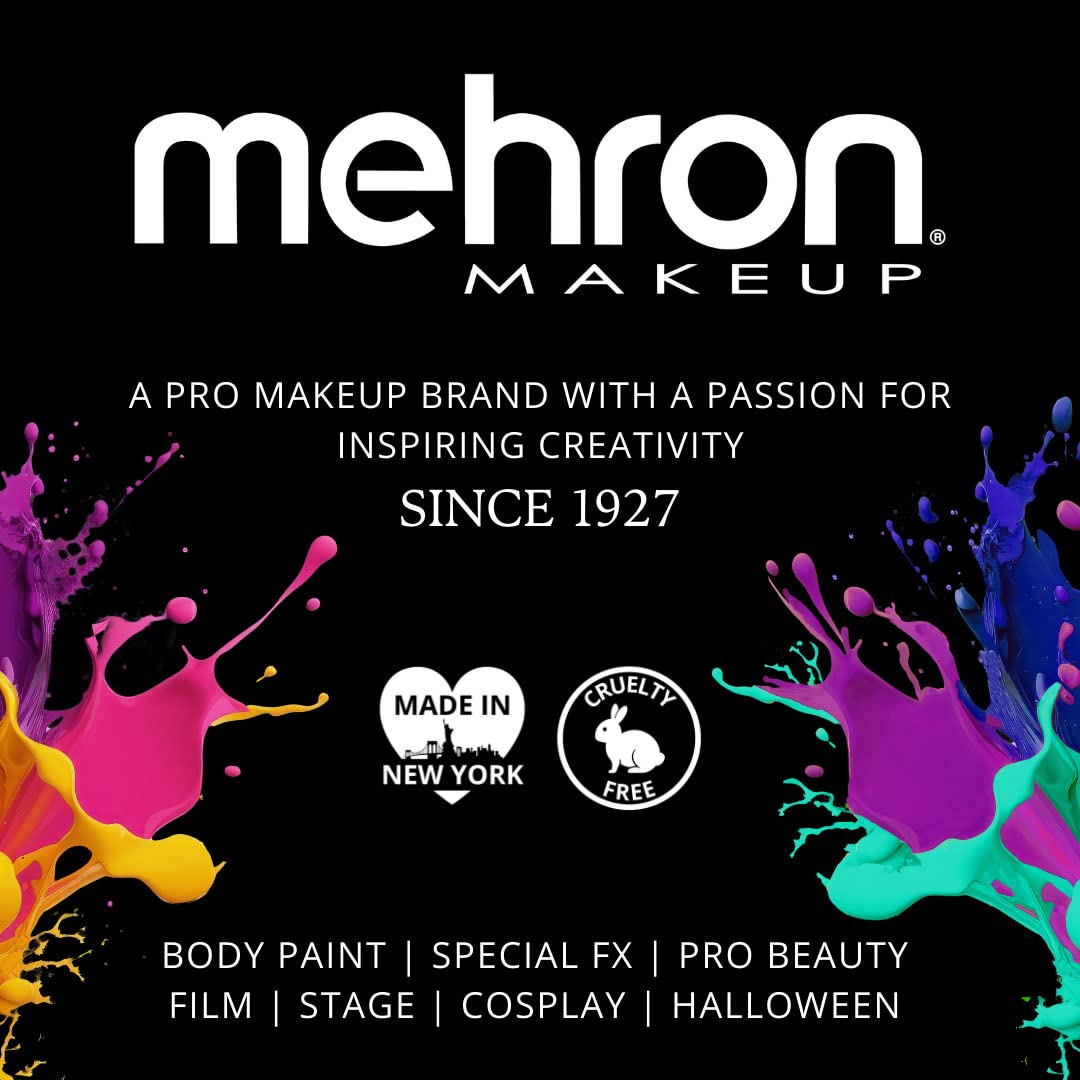 Mehron EDGE Face & Body Paint| Professional Water-Activated Face Paint Makeup | Made in the USA | For Cosplay, Halloween, & SFX (Mulit Color Palette)