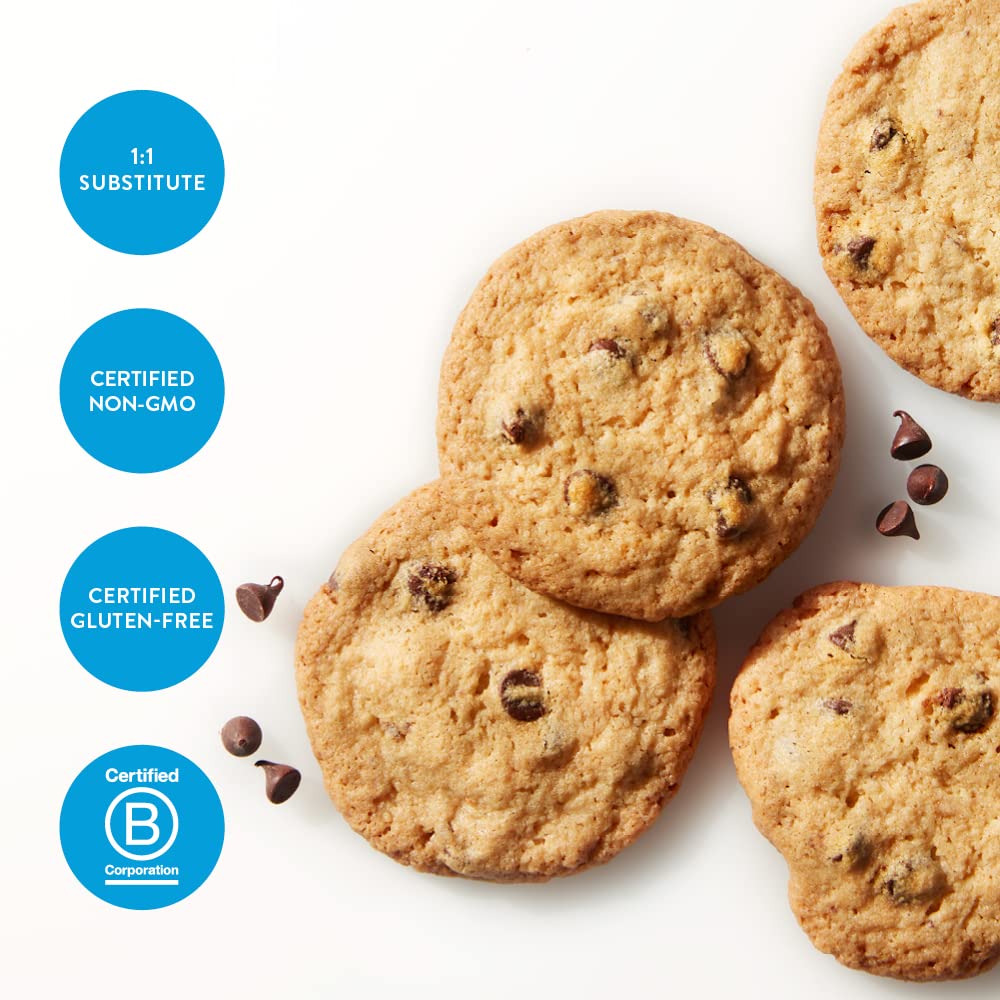 King Arthur Measure for Measure Gluten-Free Flour: All-Purpose 1:1 Substitute for Wheat Flour, Non-GMO, Kosher Certified, 3 lbs Bag for Baking Cookies, Cakes, Muffins
