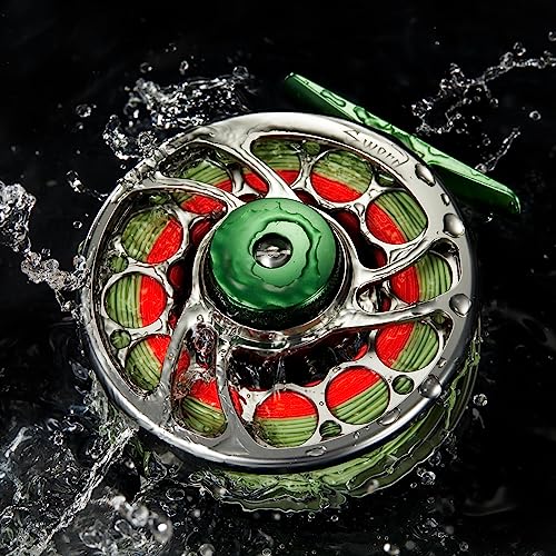Piscifun Sword Fly Fishing Reel, CNC-Machined Aluminum Alloy Fly Reel - size: 3/4wt, style: Gunmetal-without Line