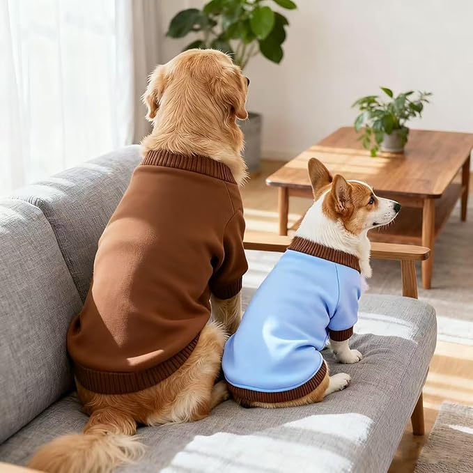 Custom Dog Hoodie, Personalized Sweatshirt with Photo Text Name Logo, Customized Hooded Sweater for Small Medium Large Dogs & Cats (Coffee, XX-Large)