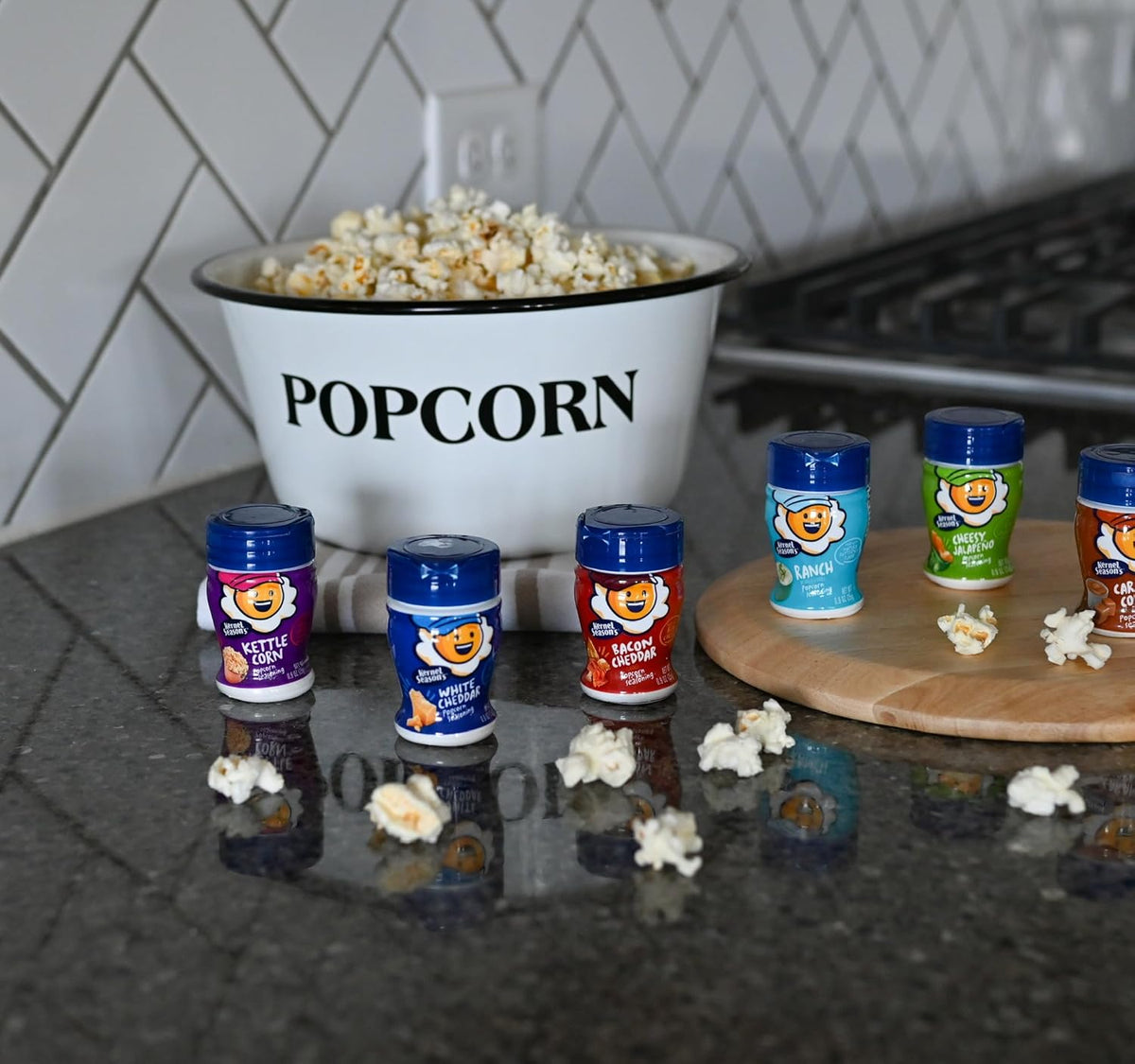 Kernel Season's Popcorn Seasoning Mini Jars Variety Pack, 0.9 Ounce (Pack of 8)