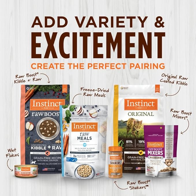 Instinct Raw Boost Small Breed, Natural Dry Dog Food with Freeze Dried Pieces, High Protein, Grain Free Recipe - Real Chicken, 10 lb. Bag