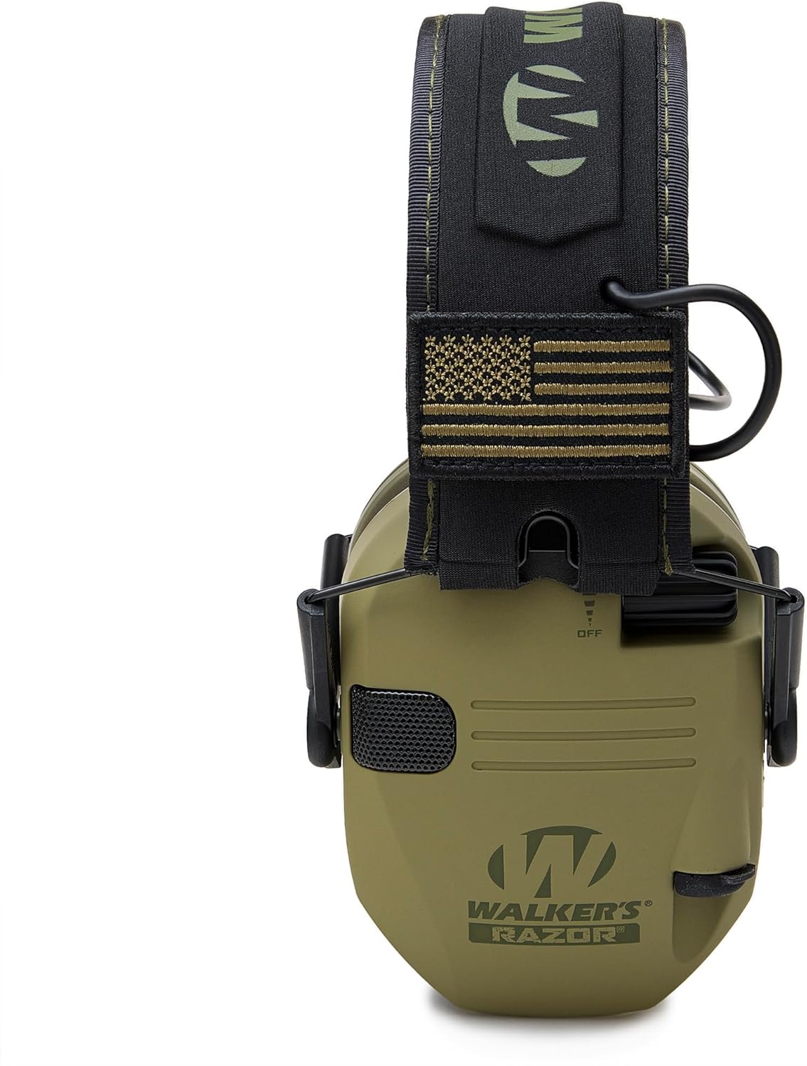 Walker's Razor Slim Ultra Low Profile Compact Design Adjustable Range Shooting Hunting Hearing Protection Electronic Earmuffs