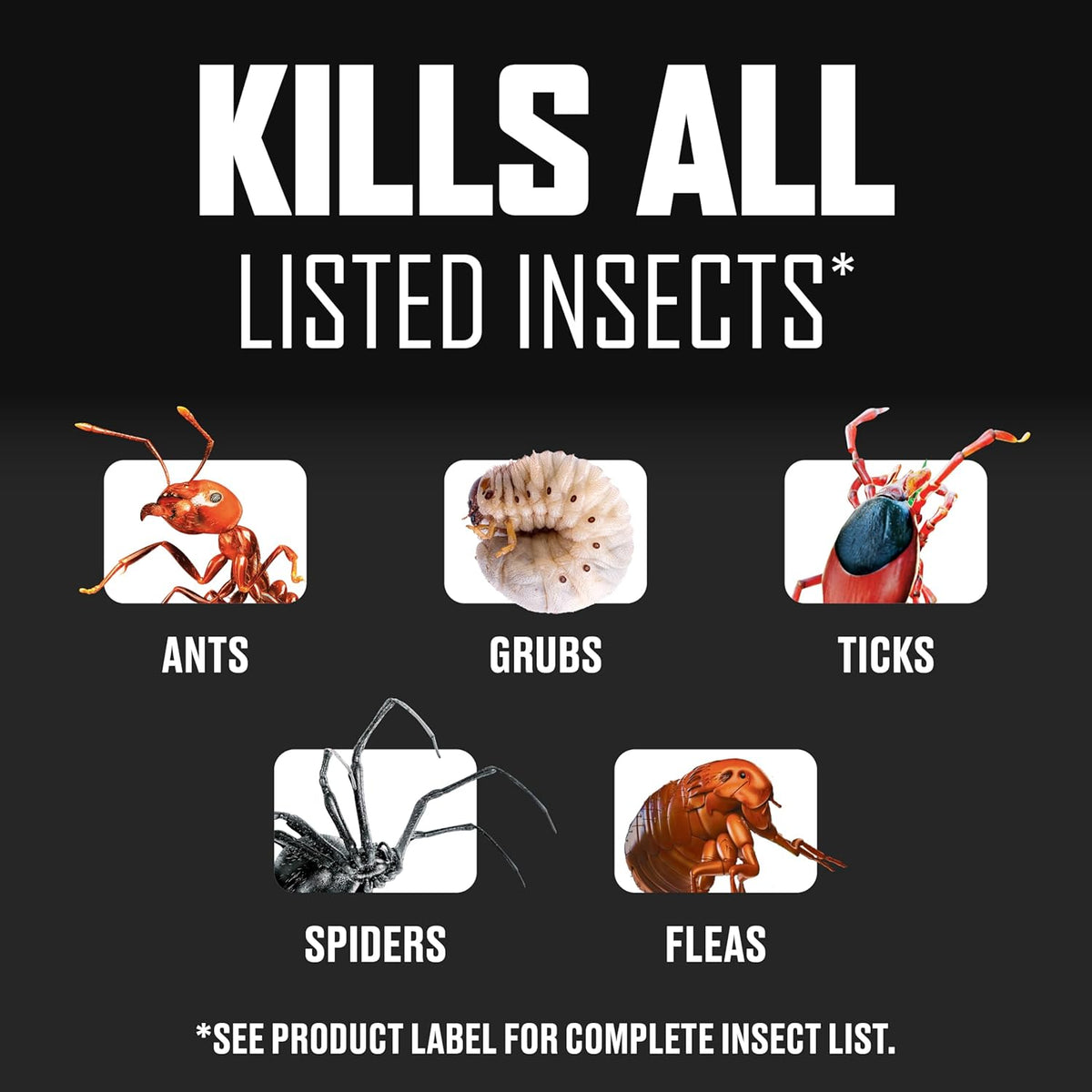 Ortho BugClear Lawn Insect Killer1, Kills Ants, Spiders, Ticks, Fleas, Armyworms and Grubs, Treats up to 16,500 sq. ft., 10 lb.