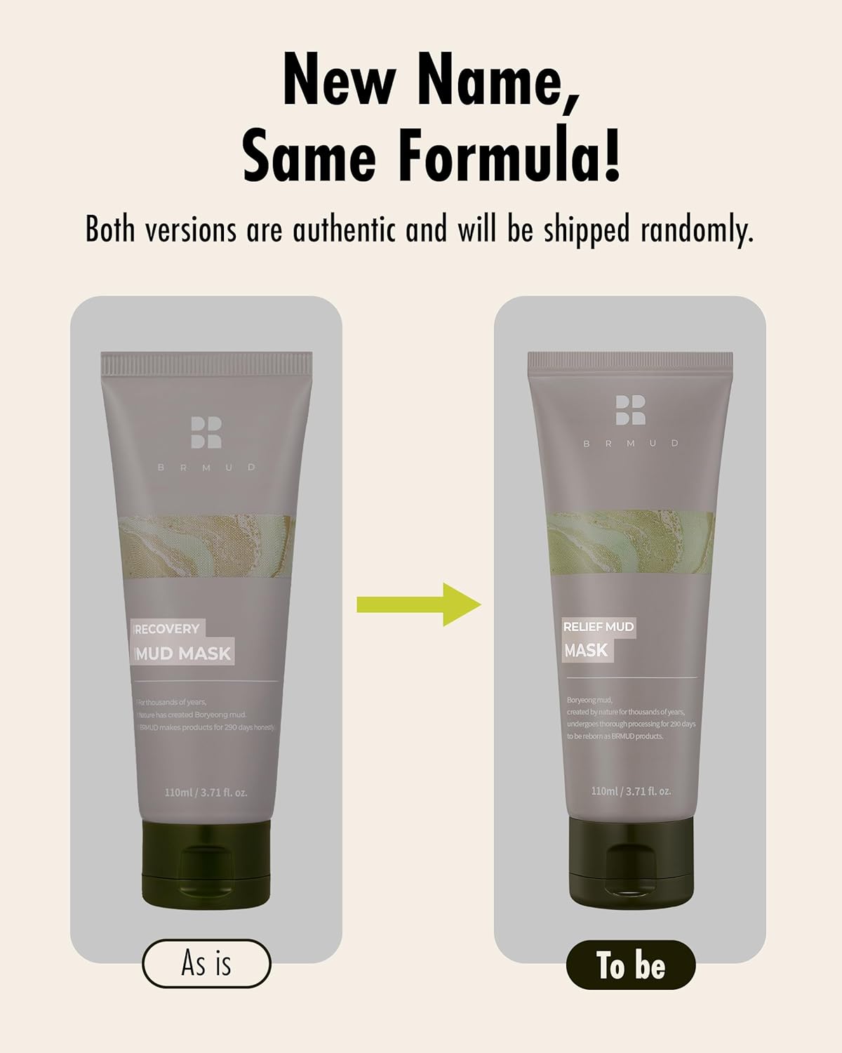 Cardi B Relief Mud Mask - Hydrating Face & Body Pore Cleanser w/ 91.8% Naturals