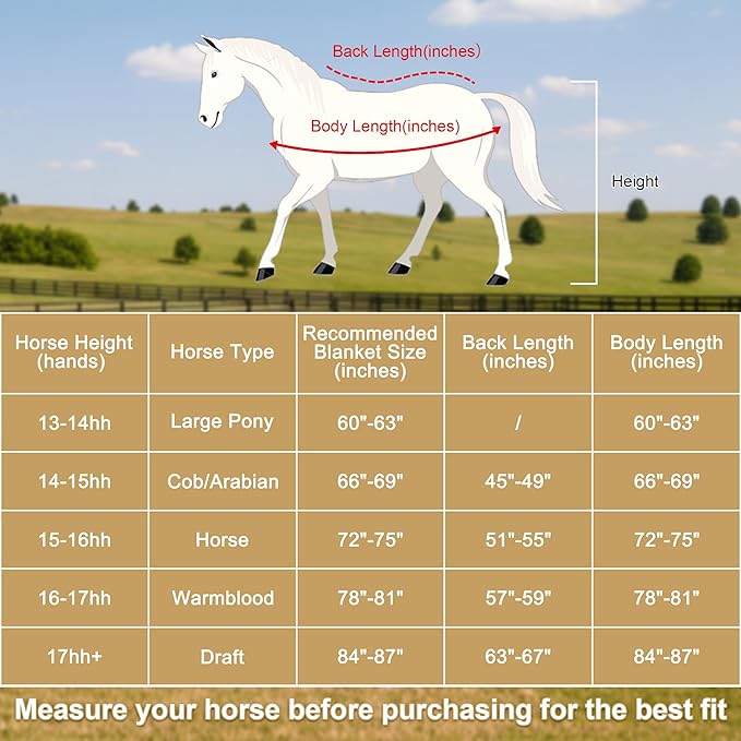 Horse Fleece Cooler, Blanket Liner - 300g Anti-Pilling Fleece, Moisture-Wicking, Cooling & Drying for Post-Workout, Bath & Travel, Prevent Overheating & Chilling Navy 66