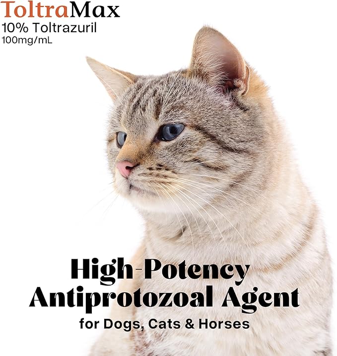 Toltrazuril 10.0% for Horses, Dogs, Cats, 120mL/4 Ounce, for Non-Food Chain Animals, Chicken
