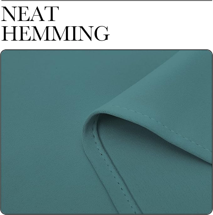 NICETOWN Blackout Curtains for Living Curtains, Sea Teal, 2 Panels, 29 by 30