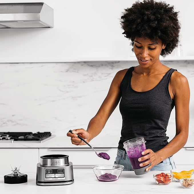 Ninja Foodi SS100 Smoothie Bowl Maker & Nutrient Extractor 1100W Blender SS101 (Renewed) (Ninja Foodi SS101)