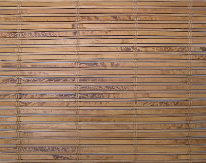 Cordless Woven Wood Roman Shades, 39W x 36H, Winthrop Camel, Sizes 20-72 Wide