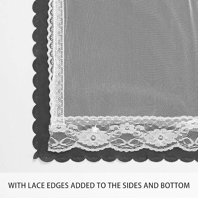 XiDi Black 63x34in Curtain for Bedroom, Girls Room Decor, Living Room, 1 Panel