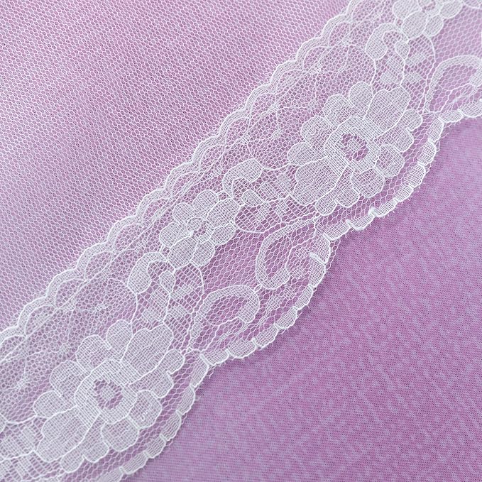 XiDi Curtains for Bedroom Decor, Rainbow Pink Purple/52/90