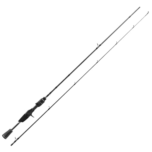 KastKing Kestrel Fishing Rod - IM8 Graphite Blanks, 8 Different Light & Ultralight Casting & Spinning Fishing Rods, 2 & 3 Piece Rods, American Tackle Guides and Custom EVA Handle - size: 6'3"/UL Power/Fast(2pcs), style: Cast