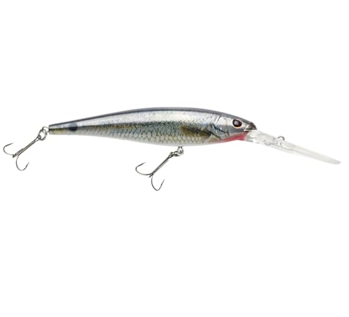 Berkley Flicker Minnow Jerkbait/Trolling Hard Minnow Chartreuse 9 - color: Chrome, size: 3 1/2in - 1/3 oz