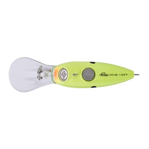 Berkley Dime Fishing Hard Bait - color: Blue Chartreuse, size: 2 1/2in - 3/5 oz
