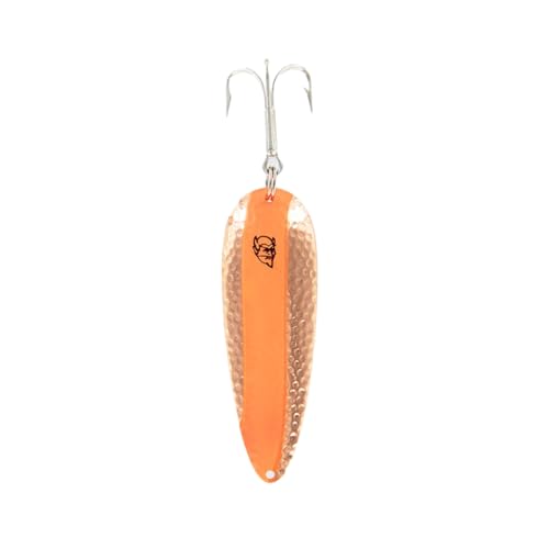 Dardevle Dardevlet Copper Back 3/4 oz Fishing Spoons - color: 386-Orange Crush