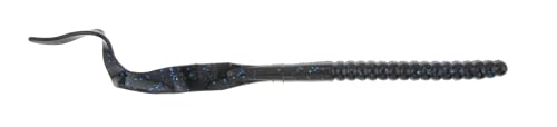 Berkley PowerBait Power Worms Fishing Soft Bait - color: Black Blue Fleck, size: 10" (8 Count)