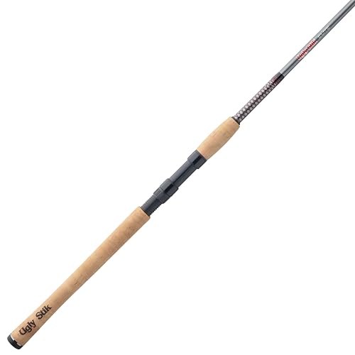 Ugly Stik Elite Salmon/Steelhead Spinning Fishing Rod - size: 8'6" - Medium - 2pc, style: New Model