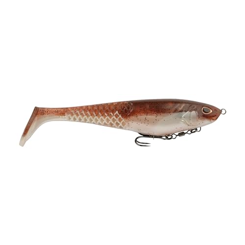 Berkley PowerBait CullShad Fishing Soft Bait - color: Green Pumpkin Pearl White, size: 6 in (1.2 oz)