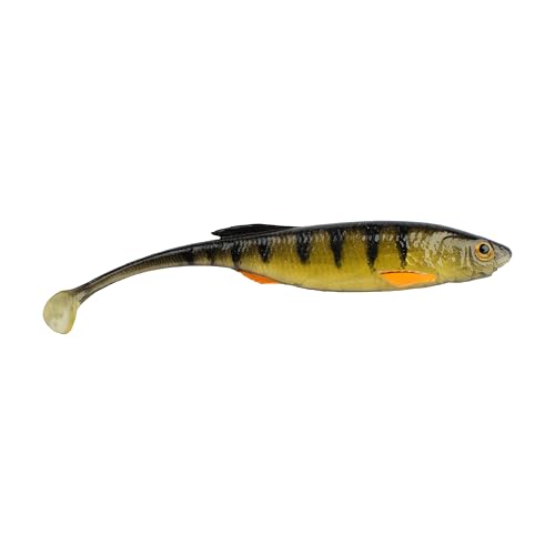 Berkley PowerBait Drip Swimmer Fishing Soft Bait - color: Ghost Perch, size: 4"