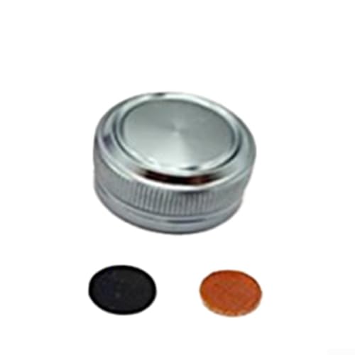 Aluminum Spool Tension Knob Cap for Metanium 09MG7 Baitcast Reel, Knurled Grip Nut for Brake Adjustment, 0.35mm Thread(silver) - color: silver
