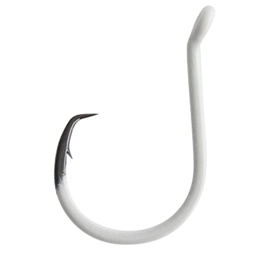 BKK Offset Heavy Circle Glow Hook | 2X | Glow in The Dark | Needle Point - size: 4/0#