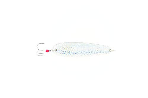 Nichols Lures Lake Fork Flutter Spoon - color: Silver Scale, size: 5"/1 1/8 oz